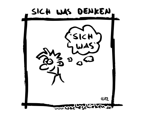 sich was denken
