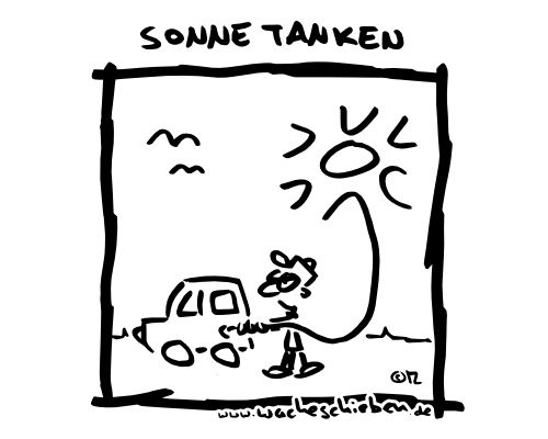 Sonne tanken