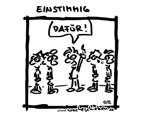 einstimmig