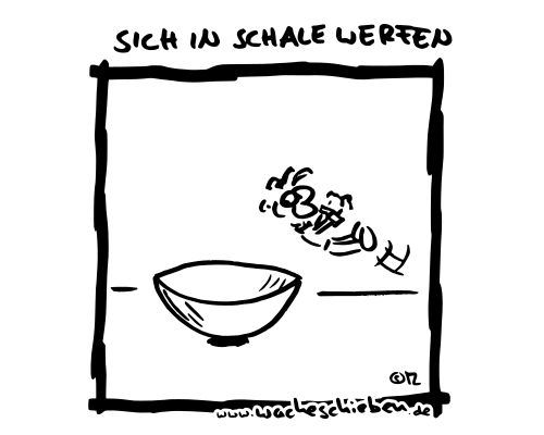 sich in Schale werfen