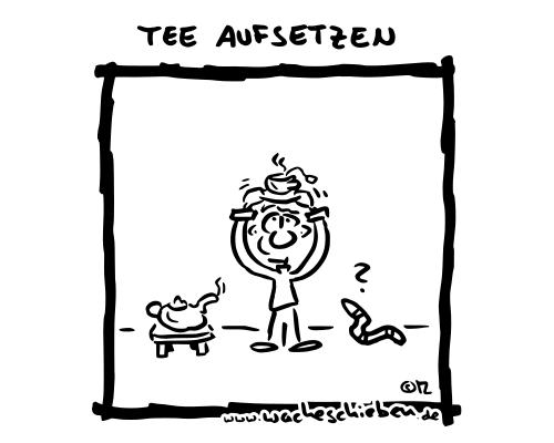 Tee aufsetzen