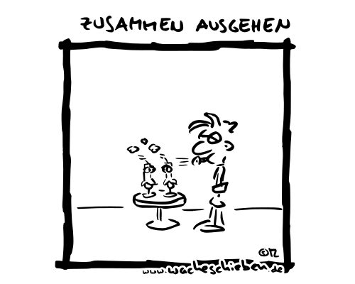 zusammen ausgehen