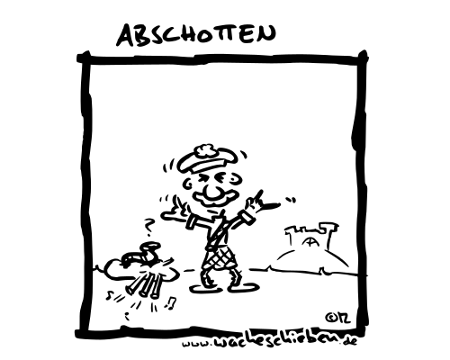 abschotten
