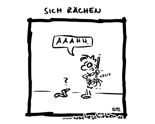 sich rächen