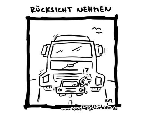 Rücksicht nehmen