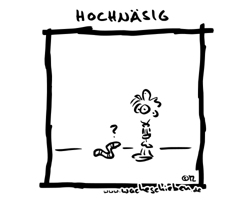 hochnäsig