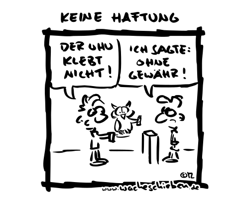 keine Haftung