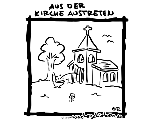 aus der Kirche austreten
