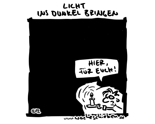 Licht ins Dunkel bringen
