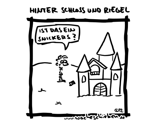 hinter Schloss und Riegel
