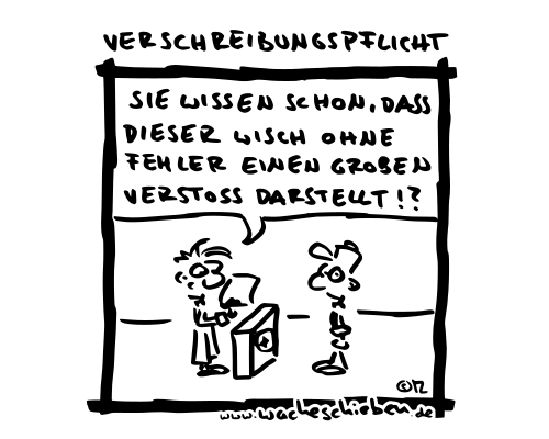 Verschreibungspflicht